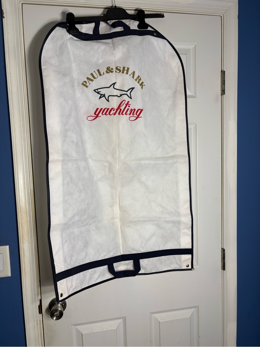 Paul & Shark White and Navy Yachting Garment Cover